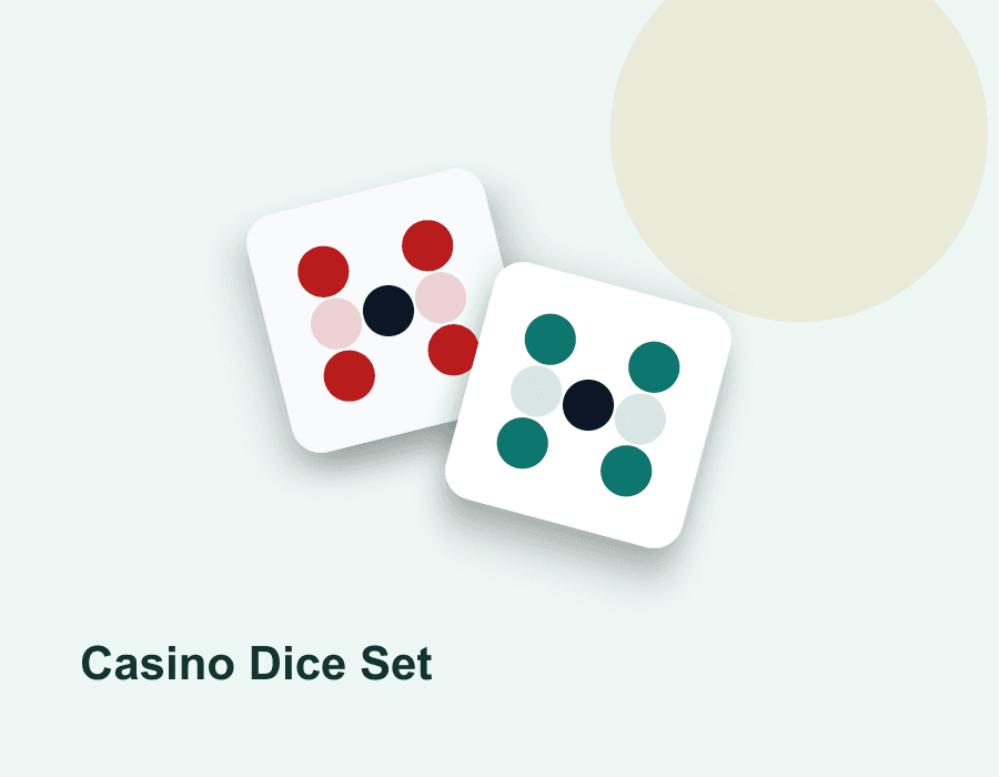 Casino 規格練習骰套裝